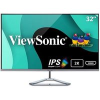 ViewSonic - VX3276-2K-MHD 32&quot; IPS LCD UHD Monitor (DisplayPort and HDMI) - Silver