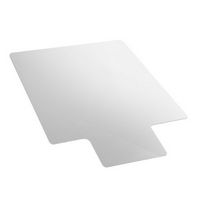 Floortex - Executive Lipped Polycarbonate Chair Mat for Hard Floor 48 x 53 inches - Clear