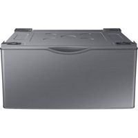 Samsung - Washer/Dryer Laundry Pedestal with Storage Drawer - Platinum