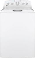 GE - 4.5 cu ft Top Load Washer with Precise Fill, Deep Fill, Deep Clean and Deep Rinse - White on...