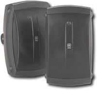 Yamaha - 130W 2-Way Outdoor Speakers (Pair) - Black