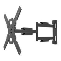 Kanto - Full-Motion TV Wall Mount for Most 30&quot; - 70&quot; TVs - Extends 27.6&quot; - Black