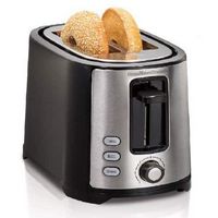 Hamilton Beach - 2-Slice Wide-Slot Toaster - Black