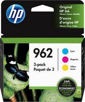 HP - 962 3-Pack Standard Capacity Ink Cartridges - Cyan/Magenta/Yellow