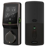 Lockly - Secure Plus Smart Lock Replacement Deadbolt with 3D Biometric Fingerprint/App/Physical K...