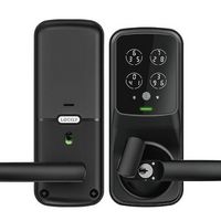 Lockly - Secure Pro Smart Lock Wi-Fi Replacement Latch with 3D Biometric Fingerprint/Keypad/App/V...