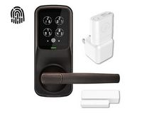 Lockly - Secure Pro Smart Lock Wi-Fi Replacement Latch with 3D Biometric Fingerprint/Keypad/App/V...