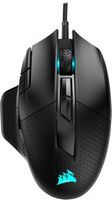 CORSAIR - Nightsword RGB Tunable FPS/MOBA Wired Optical Gaming Mouse with Adjustable Weights - Wi...