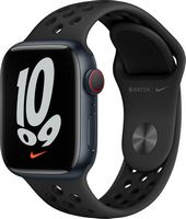 Apple Watch Nike Series 7 (GPS + Cellular) 41mm Midnight Aluminum Case with Anthracite/Black Nike...