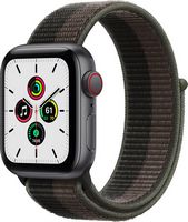 Apple Watch SE (1st Generation GPS + Cellular) 40mm Space Gray Aluminum Case with Tornado/Gray Sp...
