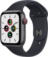 Apple Watch SE (1st Generation GPS + Cellular) 44mm Space Gray Aluminum Case with Midnight Sport ...