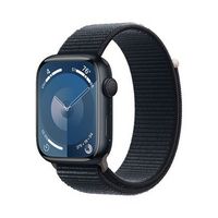 Apple Watch Series 9 (GPS) 45mm Midnight Aluminum Case with Midnight Sport Loop with Blood Oxygen...