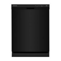 Frigidaire 24&quot; Front Control Built-In Dishwasher, 55dba - Black