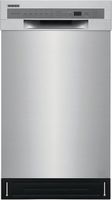 Frigidaire 18&quot; Compact Front Control Built-In Dishwasher with Stainless Steel Tub, 52 dba - Stain...