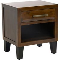Noble House - Dorchester Acacia Wood Accent Table - Brown Mahogany
