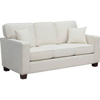 OSP Home Furnishings - Russel 3 Seater Fabric Sofa - Ivory