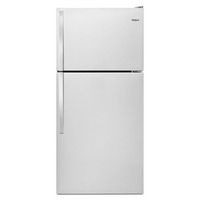 Whirlpool - 18.2 Cu. Ft. Top-Freezer Refrigerator - Stainless Steel