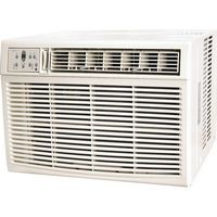 Keystone - 1000 Sq. Ft. 18,500 BTU Window Air Conditioner and 16,000 BTU Heater - White