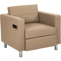 AveSix - Atlantic Modern Fabric Home Chair - Beige