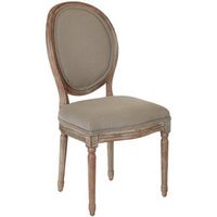 OSP Home Furnishings - Lillian Oval Back Chair - Klein Otter