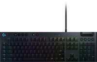 Logitech - G815 LIGHTSYNC Full-size Wired Mechanical GL Clicky Switch Gaming Keyboard with RGB Ba...