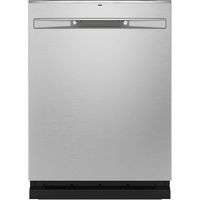 GE - Stainless Steel Interior Fingerprint Resistant Dishwasher with Hidden Controls - Stainless S...