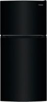 Frigidaire - 13.9 Cu. Ft. Top-Freezer Refrigerator - Black