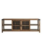 Farmhouse TV Stand Cabinet for Most TVs Up to 78"