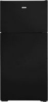 Hotpoint - 15.6 Cu. Ft. Top-Freezer Refrigerator with LED Interior Lighting - Black