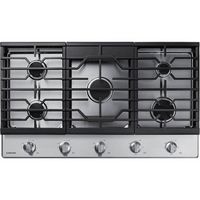 Samsung - 36&quot; Built-In Gas Cooktop with 5 Burners - Stainless Steel