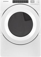 Amana - 7.4 Cu. Ft. Stackable Electric Dryer with Sensor Drying
