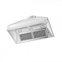 ZLINE - 34 inches - Externally Vented - Range Hood Insert - Brushed Stainless Steel