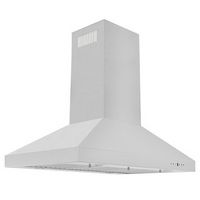 ZLINE - 36 inches - Externally Vented - Island Range Hood - Stainless Steel