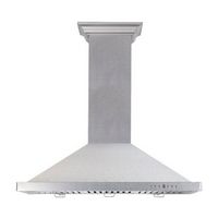 ZLINE - 36 inches - Externally Vented & Convertible - Wall Range Hood - Snow Stainless