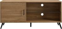 Walker Edison - TV Cabinet for Most Flat-Panel TVs Up to 56&quot; - English Oak