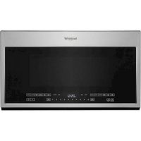 Whirlpool - 2.1 Cu. Ft. Over-the-Range Microwave with Sensor and Steam Cooking - Stainless Steel