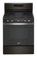 Whirlpool - 5.0 Cu. Ft. Freestanding Gas Range with Self-Cleaning and SpeedHeat Burner - Black St...