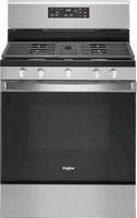 Whirlpool - 5.0 Cu. Ft. Freestanding Gas Range with Self-Cleaning and SpeedHeat Burner - Stainles...