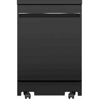 GE - 24" Portable Dishwasher - Black