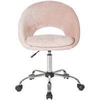 OSP Home Furnishings - Milo Office Chair - Blush