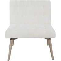 Office Star Products - Mid-Century Wood Chair - Gray Wash/Cottage