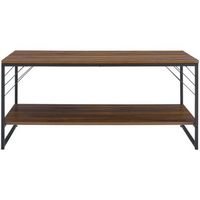 Walker Edison - Industrial Metal Accent Coffee Table