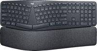 Logitech - ERGO K860 Ergonomic Full-size Wireless Keyboard for Windows and Mac with Palm Rest - B...