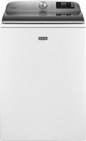 Maytag - 5.2 Cu. Ft. High Efficiency Smart Top Load Washer with Extra Power Button - White