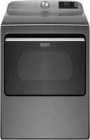 Maytag - 7.4 Cu. Ft. Smart Gas Dryer with Extra Power Button - Metallic Slate