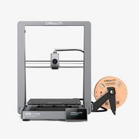 Creality - Ender 3 V3 Plus 3D Printer 4.3 Color LCD Screen Automatic Leveling - Black