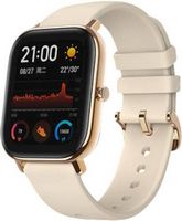 Amazfit - GTS Smartwatch 42mm Aluminum - Desert Gold With Silicone Band