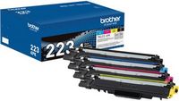 Brother - TN223 4PK 4-Pack Standard-Yield Toner Cartridges - Black/Cyan/Magenta/Yellow