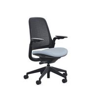 Steelcase - Series 1 Air Chair with Black Frame - Era Blue Nickel / Black Frame