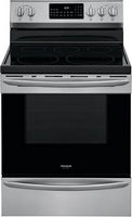 Frigidaire - Gallery 5.7 Cu. Ft. Freestanding Electric Air Fry Range with Self and Steam Clean - ...